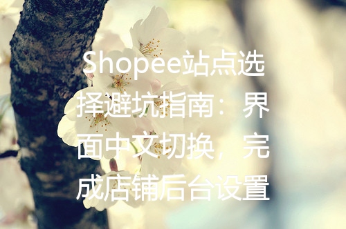 Shopee站点选择避坑指南：界面中文切换，完成店铺后台设置