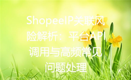 ShopeeIP关联风险解析：平台API调用与高频常见问题处理