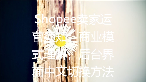 Shopee卖家运营须知：商业模式理解，后台界面中文切换方法