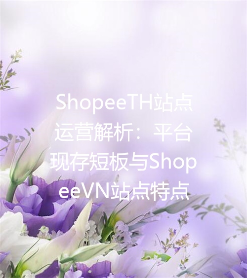 ShopeeTH站点运营解析：平台现存短板与ShopeeVN站点特点