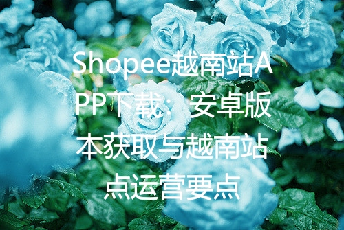 Shopee越南站APP下载：安卓版本获取与越南站点运营要点