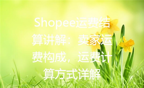 Shopee运费结算讲解：卖家运费构成，运费计算方式详解