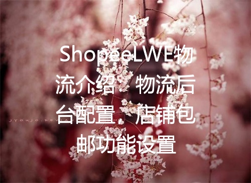 ShopeeLWE物流介绍：物流后台配置，店铺包邮功能设置