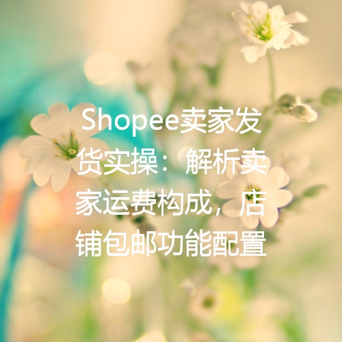Shopee卖家发货实操：解析卖家运费构成，店铺包邮功能配置