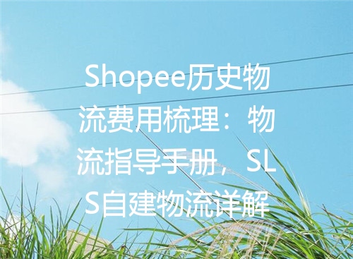 Shopee历史物流费用梳理：物流指导手册，SLS自建物流详解