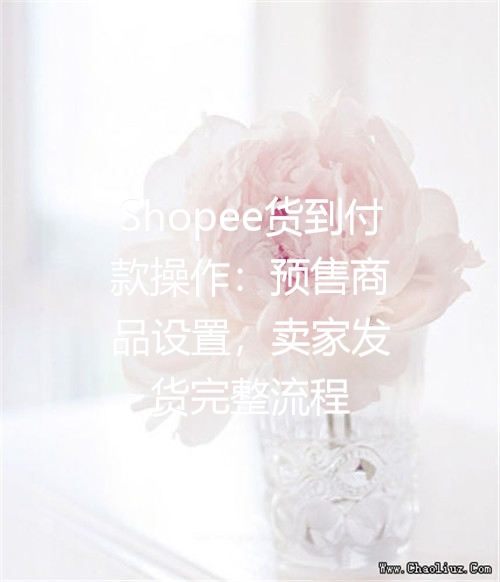 Shopee货到付款操作：预售商品设置，卖家发货完整流程