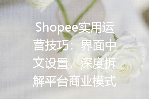 Shopee实用运营技巧：界面中文设置，深度拆解平台商业模式