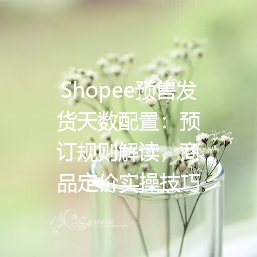 Shopee预售发货天数配置：预订规则解读，商品定价实操技巧