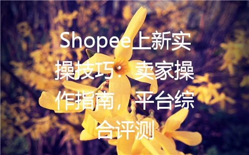 Shopee上新实操技巧：卖家操作指南，平台综合评测