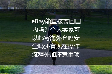eBay能直接寄回国内吗？个人卖家可以邮寄海外仓吗安全吗还有现在操作流程外加注意事项