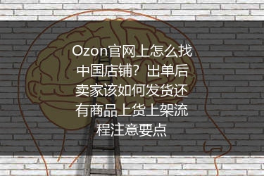Ozon官网上怎么找中国店铺？出单后卖家该如何发货还有商品上货上架流程注意要点
