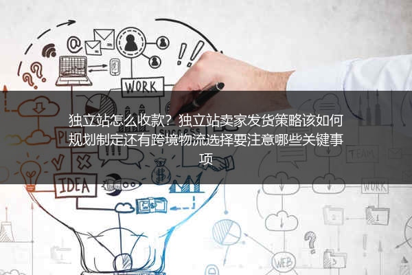 独立站怎么收款？独立站卖家发货策略该如何规划制定还有跨境物流选择要注意哪些关键事项