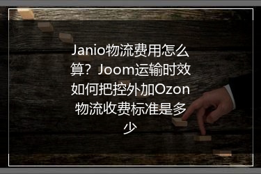 Janio物流费用怎么算？Joom运输时效如何把控外加Ozon物流收费标准是多少