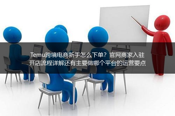 Temu跨境电商新手怎么下单？官网商家入驻开店流程详解还有主要做哪个平台的运营要点