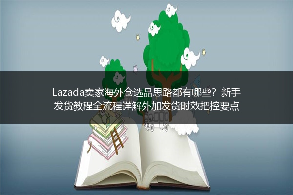 Lazada卖家海外仓选品思路都有哪些？新手发货教程全流程详解外加发货时效把控要点