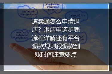 速卖通怎么申请退店？退店申请步骤流程详解还有平台退款规则跟退款到账时间注意要点