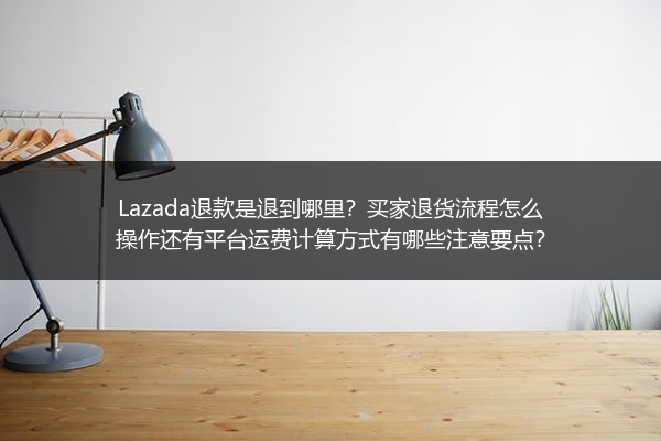 Lazada退款是退到哪里？买家退货流程怎么操作还有平台运费计算方式有哪些注意要点？