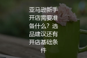 亚马逊新手开店需要准备什么？选品建议还有开店基础条件