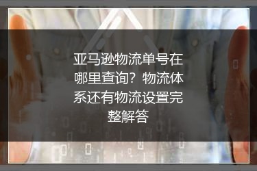 亚马逊物流单号在哪里查询？物流体系还有物流设置完整解答