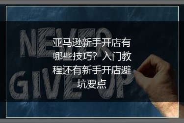 亚马逊新手开店有哪些技巧？入门教程还有新手开店避坑要点