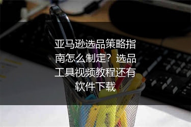 亚马逊选品策略指南怎么制定？选品工具视频教程还有软件下载